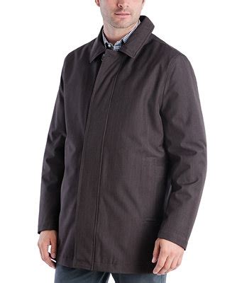 michael kors men's byron slim-fit raincoat|Michael Kors RainCoats for Men for Sale .